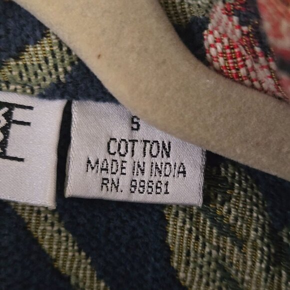 Stunning Vintage Tapestry Beaded Sequined Jacket Size S - Picture 8 of 8